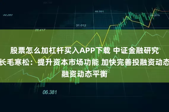 股票怎么加杠杆买入APP下载 中证金融研究院院长毛寒松：提升资本市场功能 加快完善投融资动态平衡